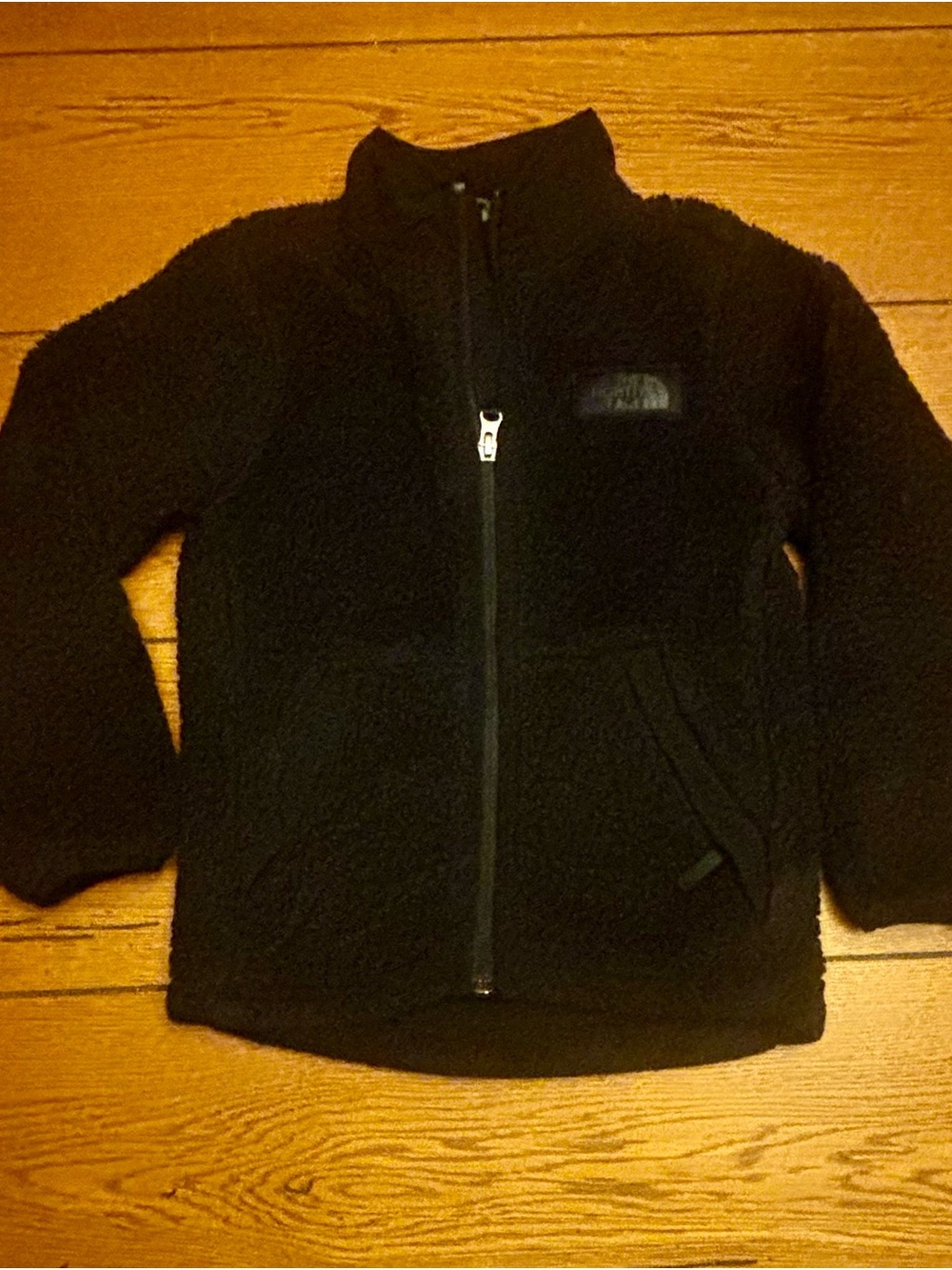 The North Face Black Girls Sherpa Zip-Up Jacket Size Small (6)